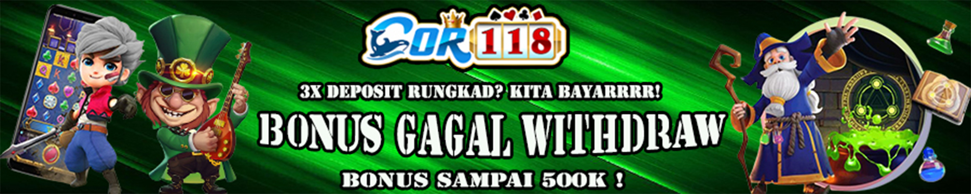 BONUS GAGAL WITHDRAW